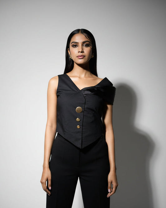 Jacket Drape Top