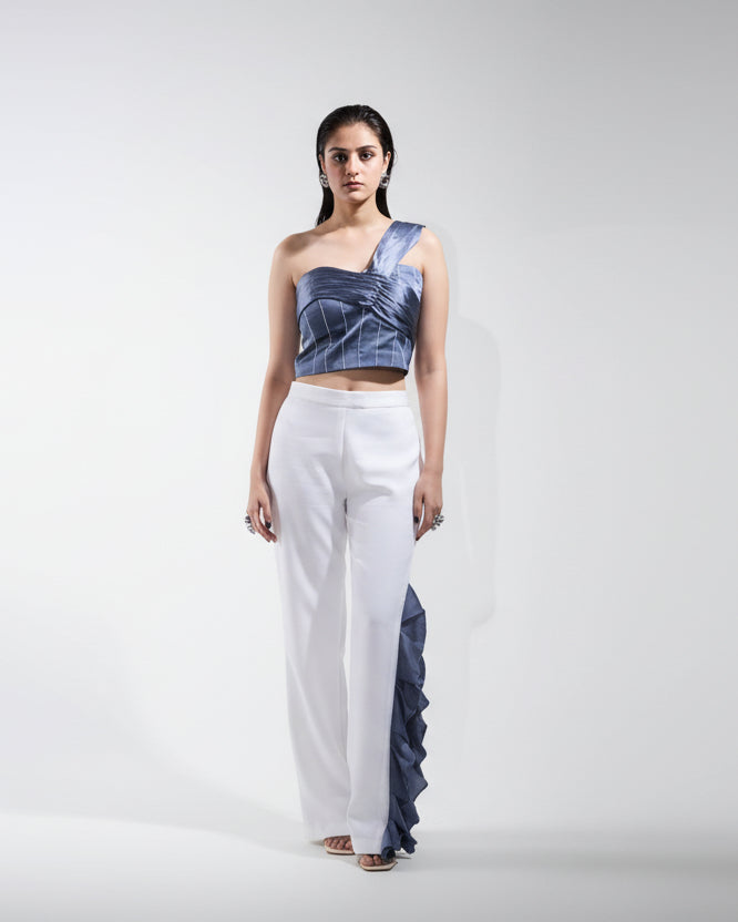 Midnight Ruffle co-ord set