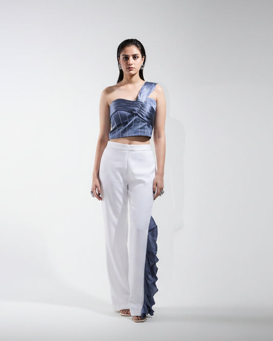 Midnight Ruffle co-ord set