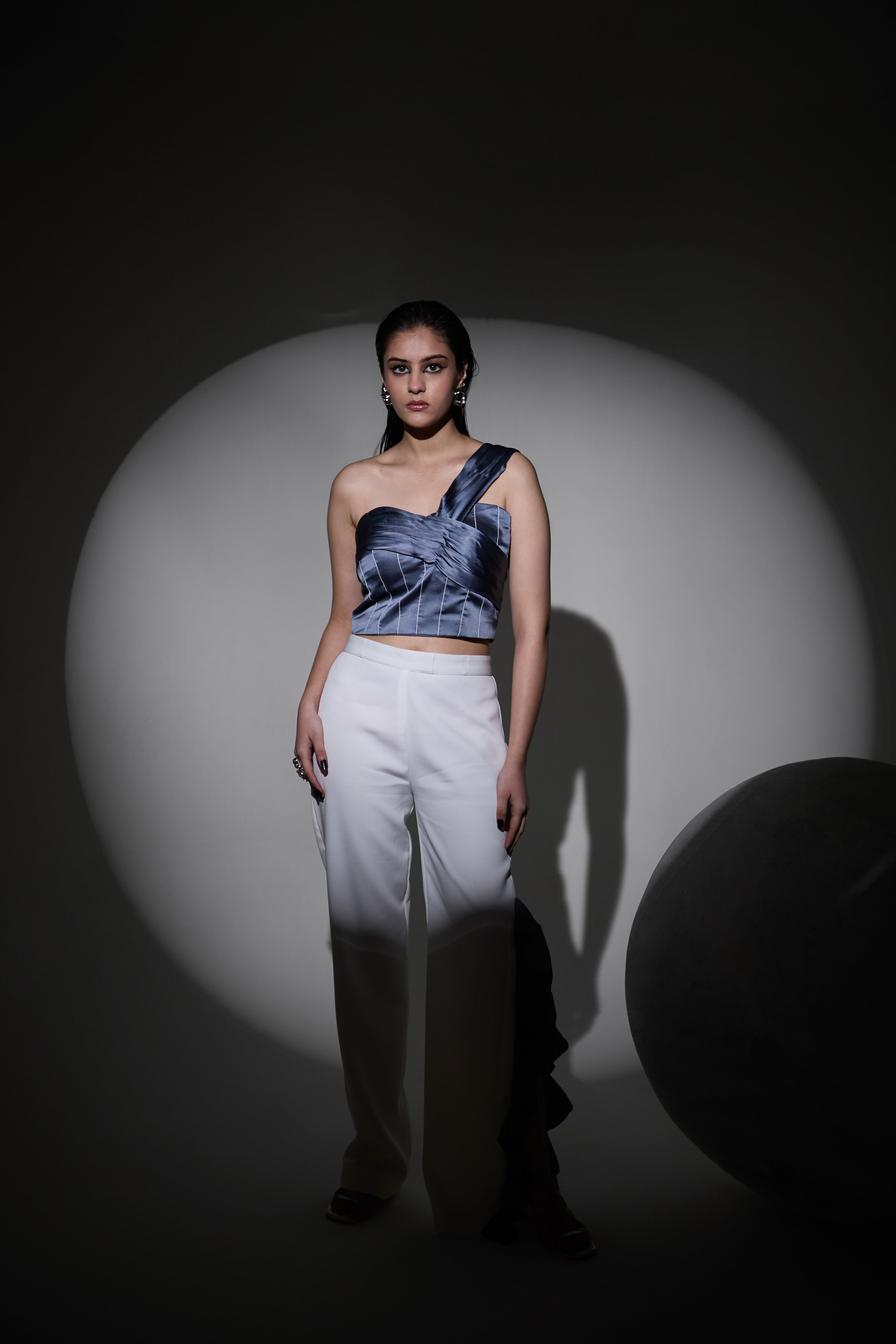 Midnight Ruffle co-ord set