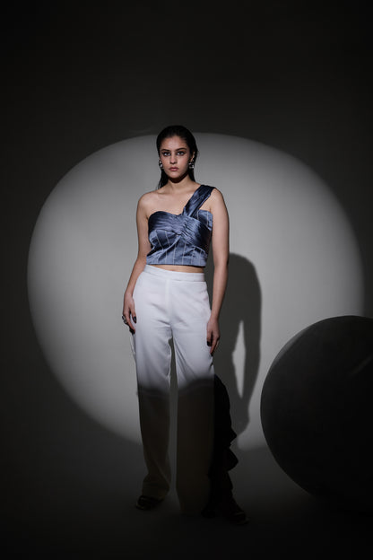 Midnight Ruffle co-ord set