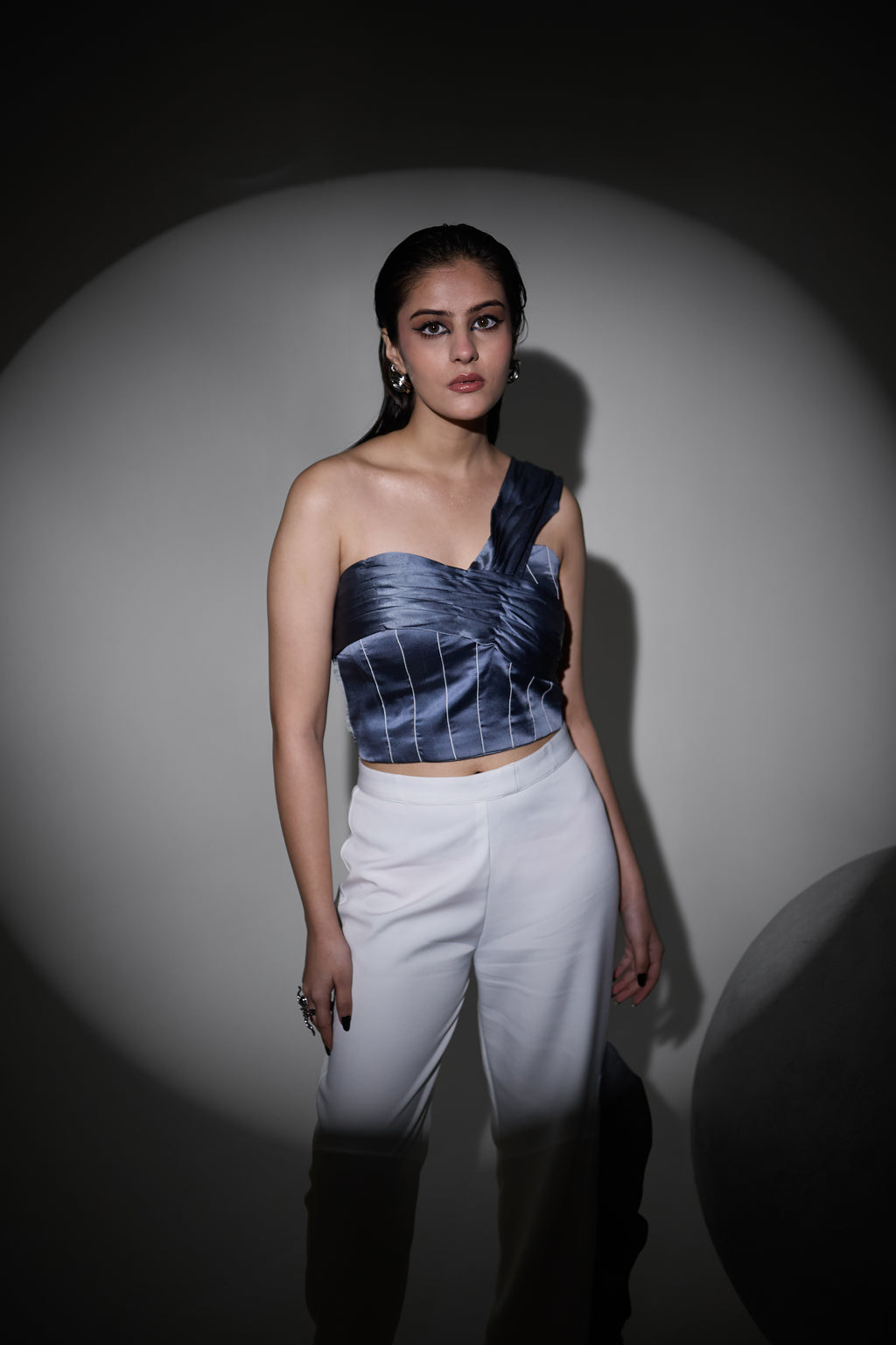 Midnight Ruffle co-ord set