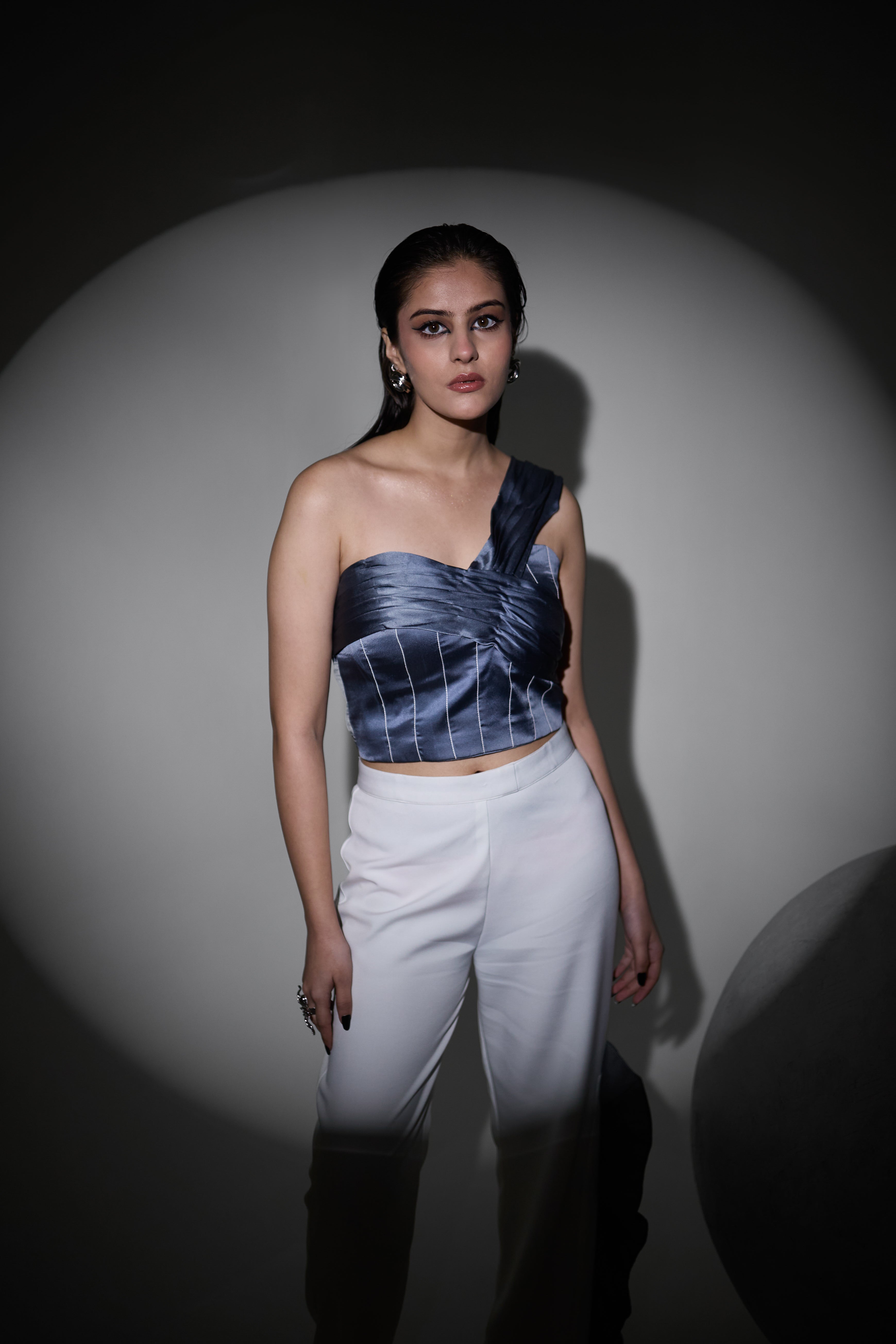 Midnight Ruffle co-ord set