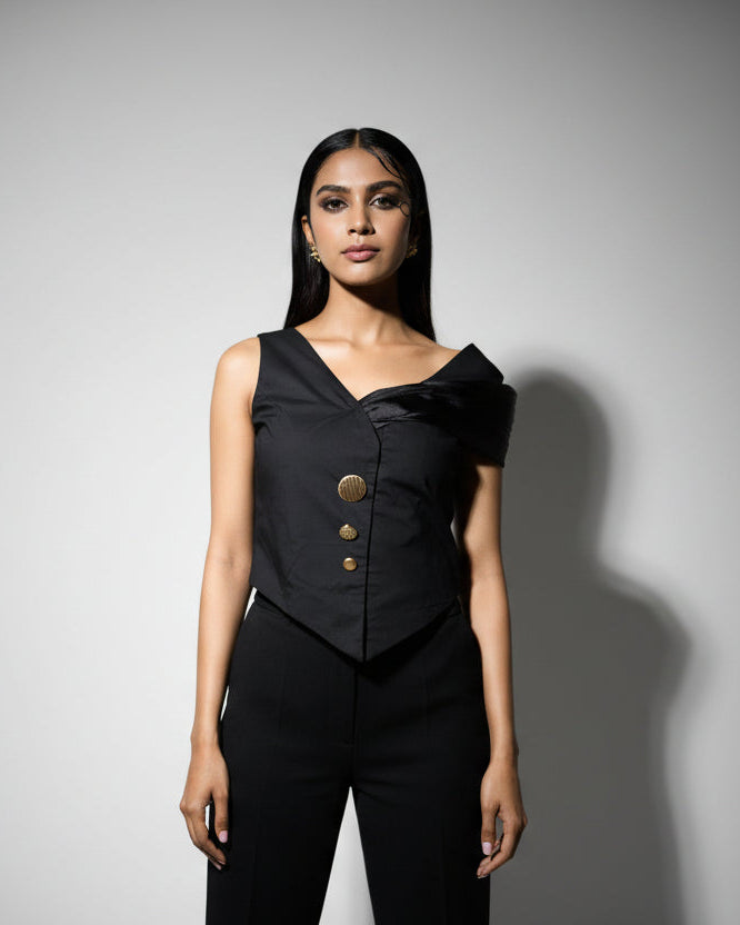 Jacket Drape Top
