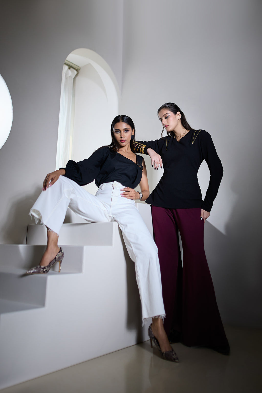 Burgundy Noir Co-ord Set