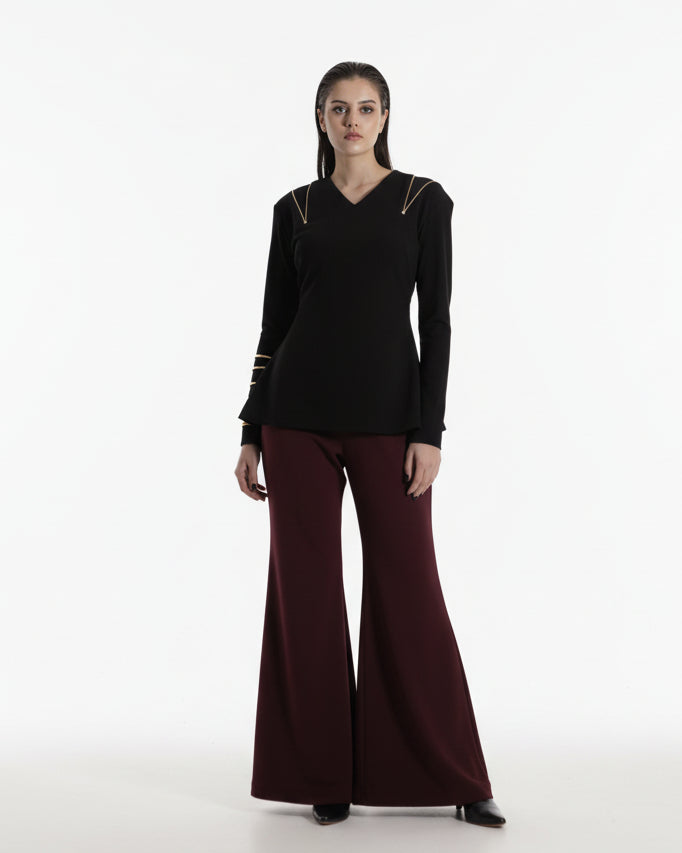 Burgundy Noir Co-ord Set