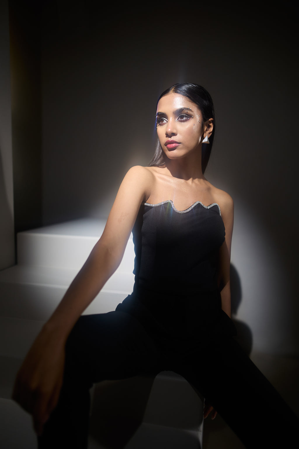 Starlit Wave Tube Top