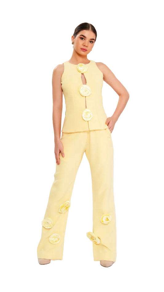 Lemon Bloom Co-ord Set