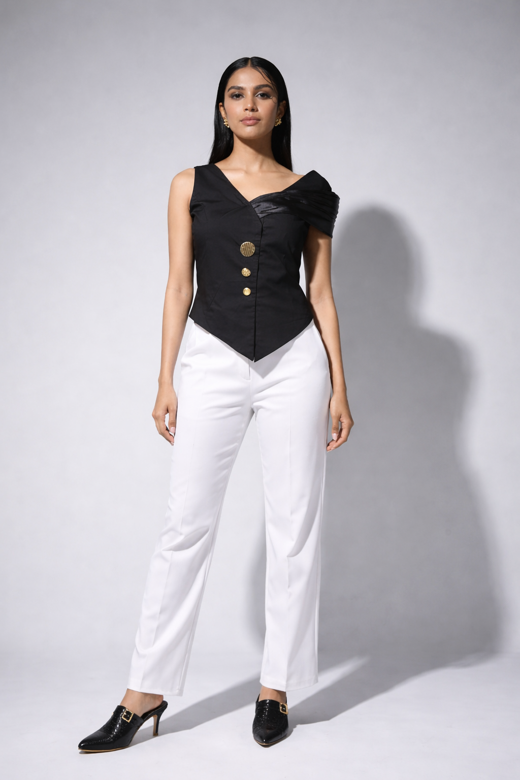 Jacket Drape Top