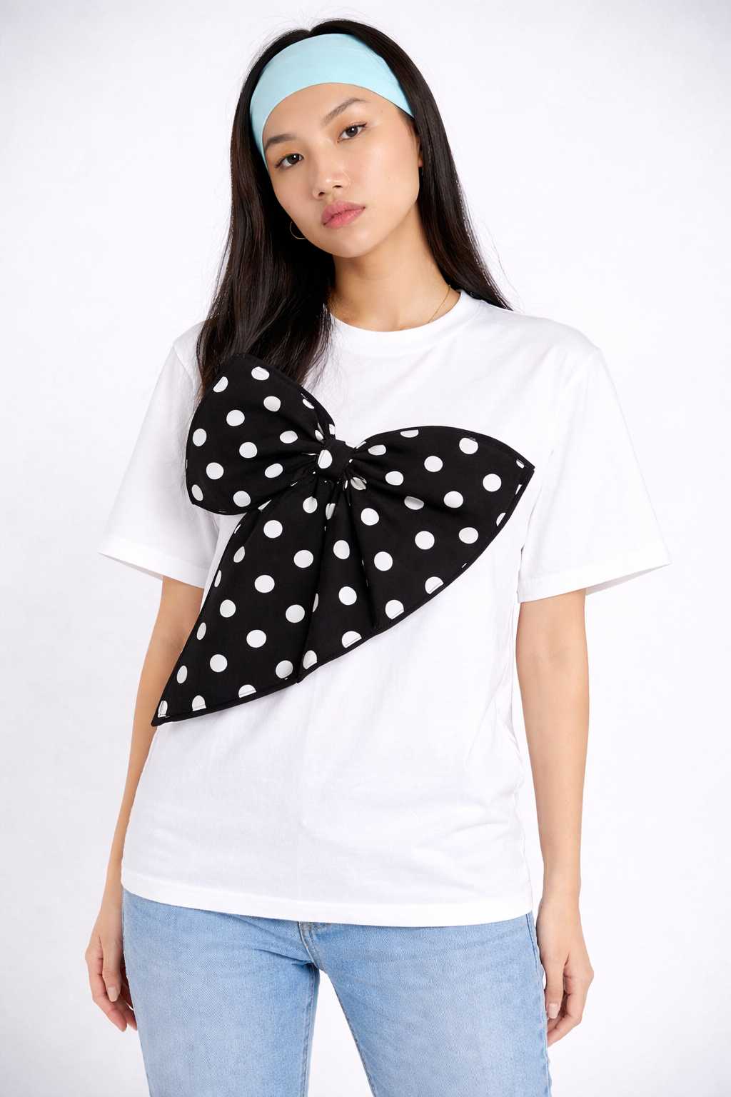 Polka Bow T-shirt