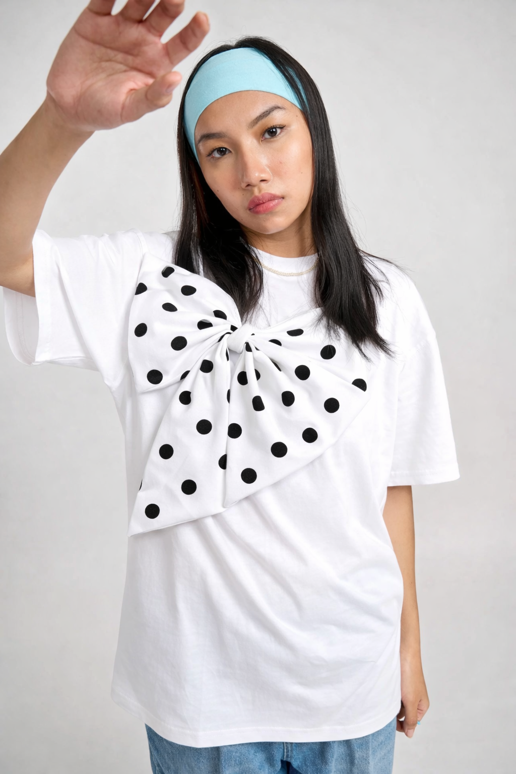 Polka Bow T-shirt