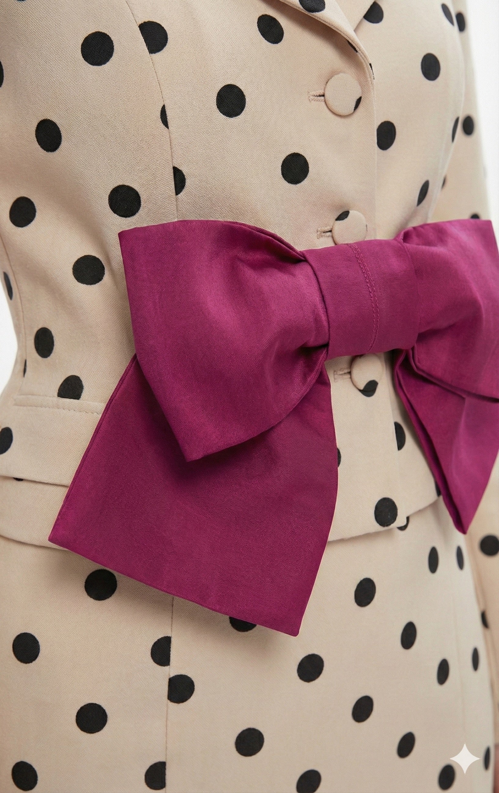 Polka Blazer Co-ord Set